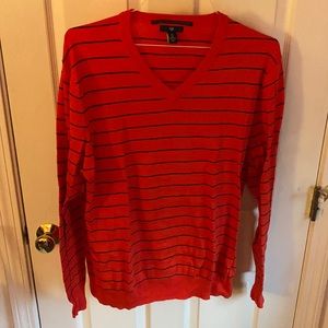 Gap Red V-Neck Sweater